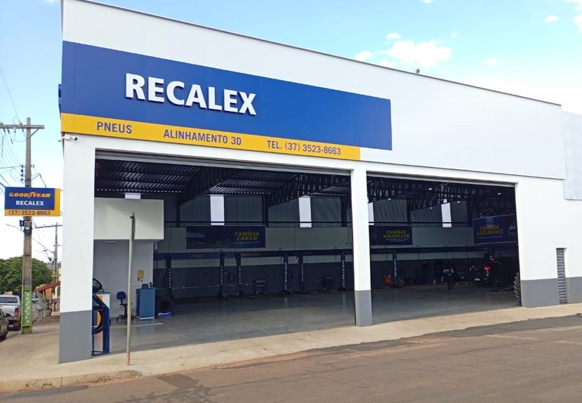 Recalex Pneus inaugura Auto Center em Pompéu-MG, em parceria com a Goodyear